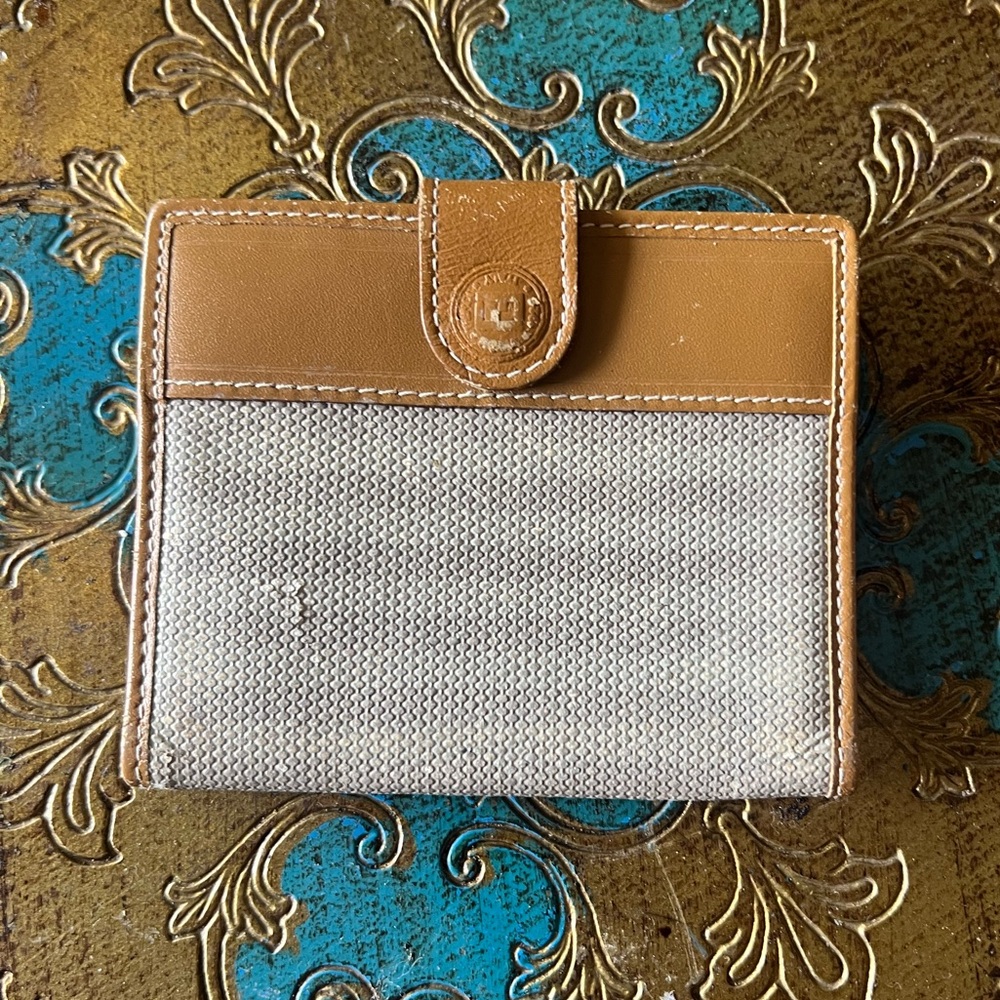 FENDI VINTAGE Bi-fold card‎ holder striped